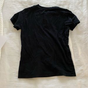 Brandy Melville Plain Black Tee - ONE SIZE